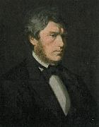Knud Bergslien, Painting of Norwegian writer Carl Fredrik Diriks.